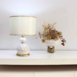 Price and Buy Ceramic Vase Table Lamp with Drum Shade in Cream - Image 8