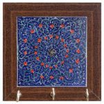 Price and Buy Ceramic Wall Key Holder – with Wooden Frame for a Beautifully Organized Entryway