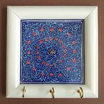 Price and Buy Ceramic Wall Key Holder – with Wooden Frame for a Beautifully Organized Entryway - Image 5