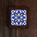 Price and Buy Ceramic Wall Key Holder – with Wooden Frame  for Organizing Your Key - Image 3