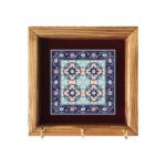 Price and Buy Ceramic Wall Key Holder – with Wooden Frame & Model Hasti