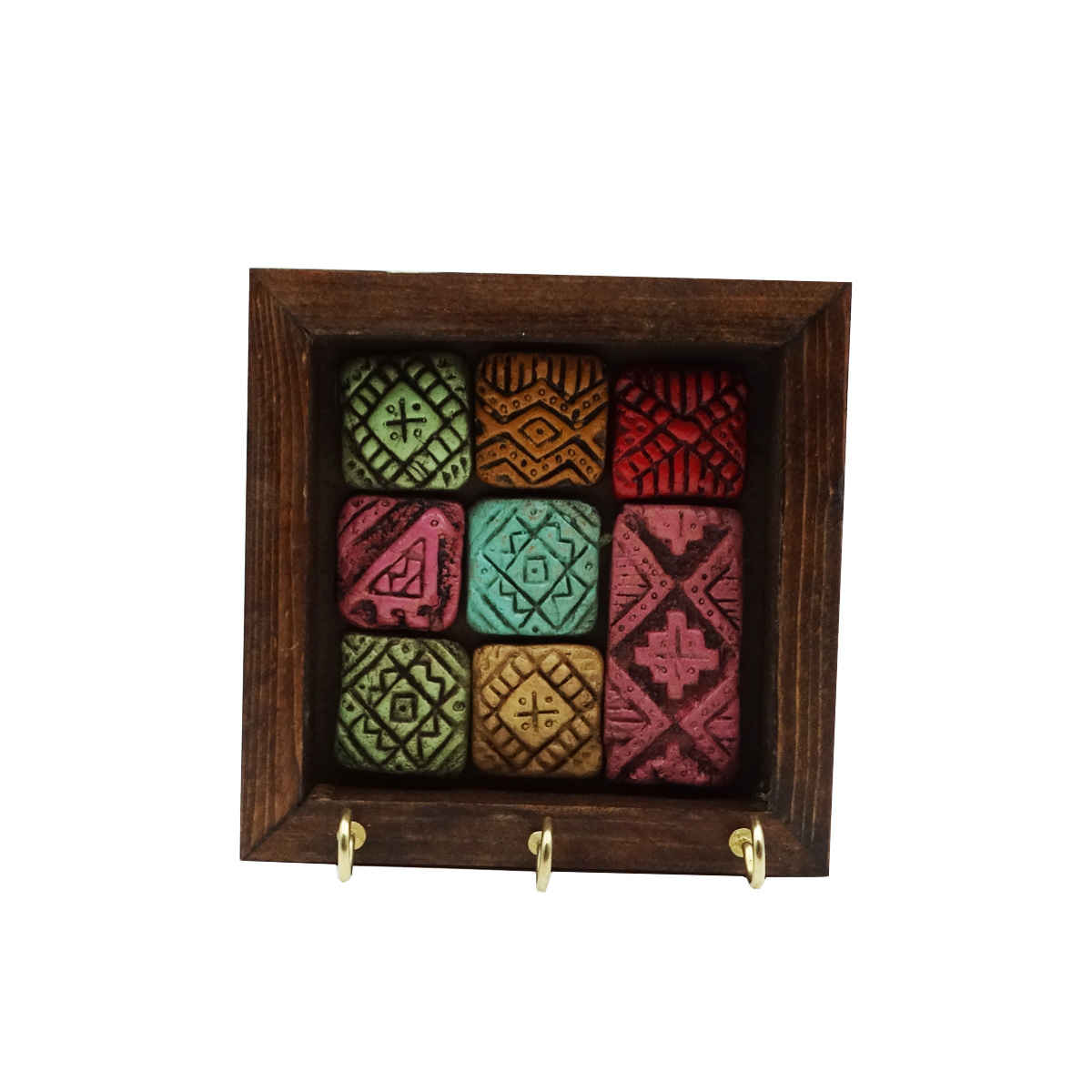Price and Buy Ceramic Wall Key Holder – with Wooden Frame & Model Sonnati_68fd6c4833d37.jpeg Price and Buy Ceramic Wall Key Holder – with Wooden Frame & Model Sonnati - Image 1