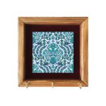 Price and Buy Ceramic Wall Key Holder – with Wooden Frame &Model Traditional