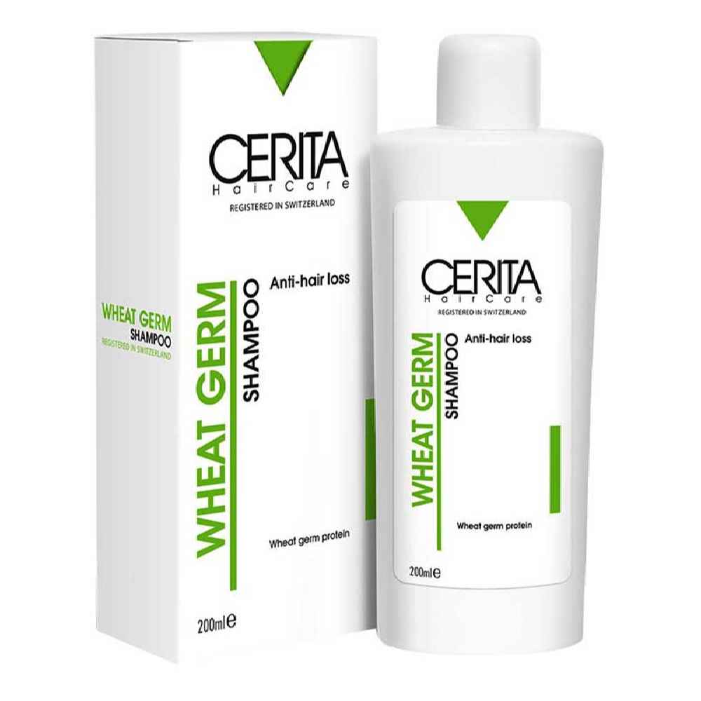 Price and Buy Cerita Anti-Hair Loss Wheat Germ Shampoo – Nourishes Scalp, Reduces Hair Loss (Pack of 2)