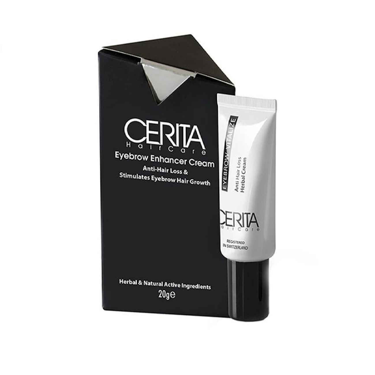 Price and Buy Cerita Herbal & Strengthening Eyebrow Cream 20 ml (x2) - Image 3