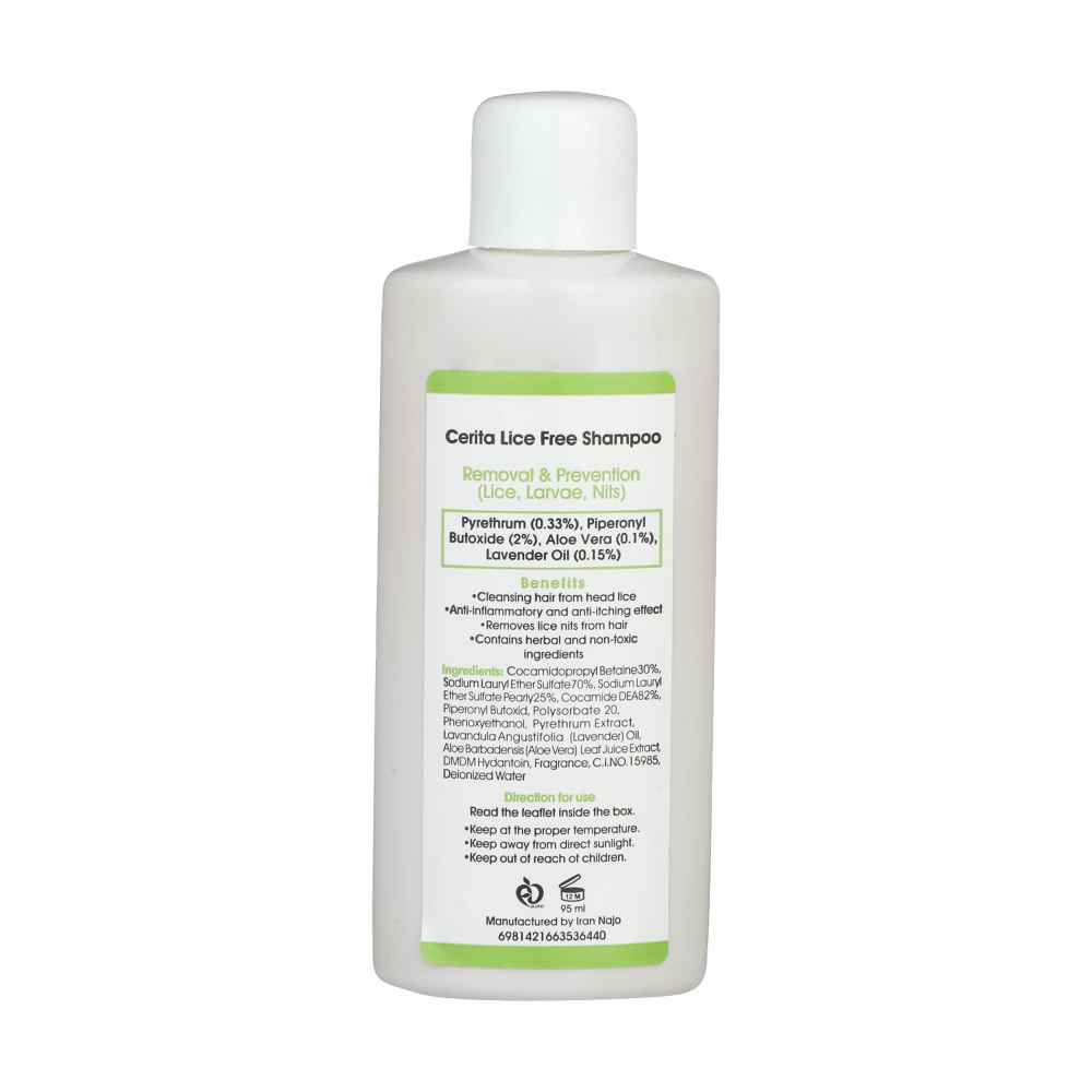 Price and Buy Cerita Lice Free Shampoo – Herbal & Non-Toxic, Effective Lice Treatment (Pack of 2) - Image 3