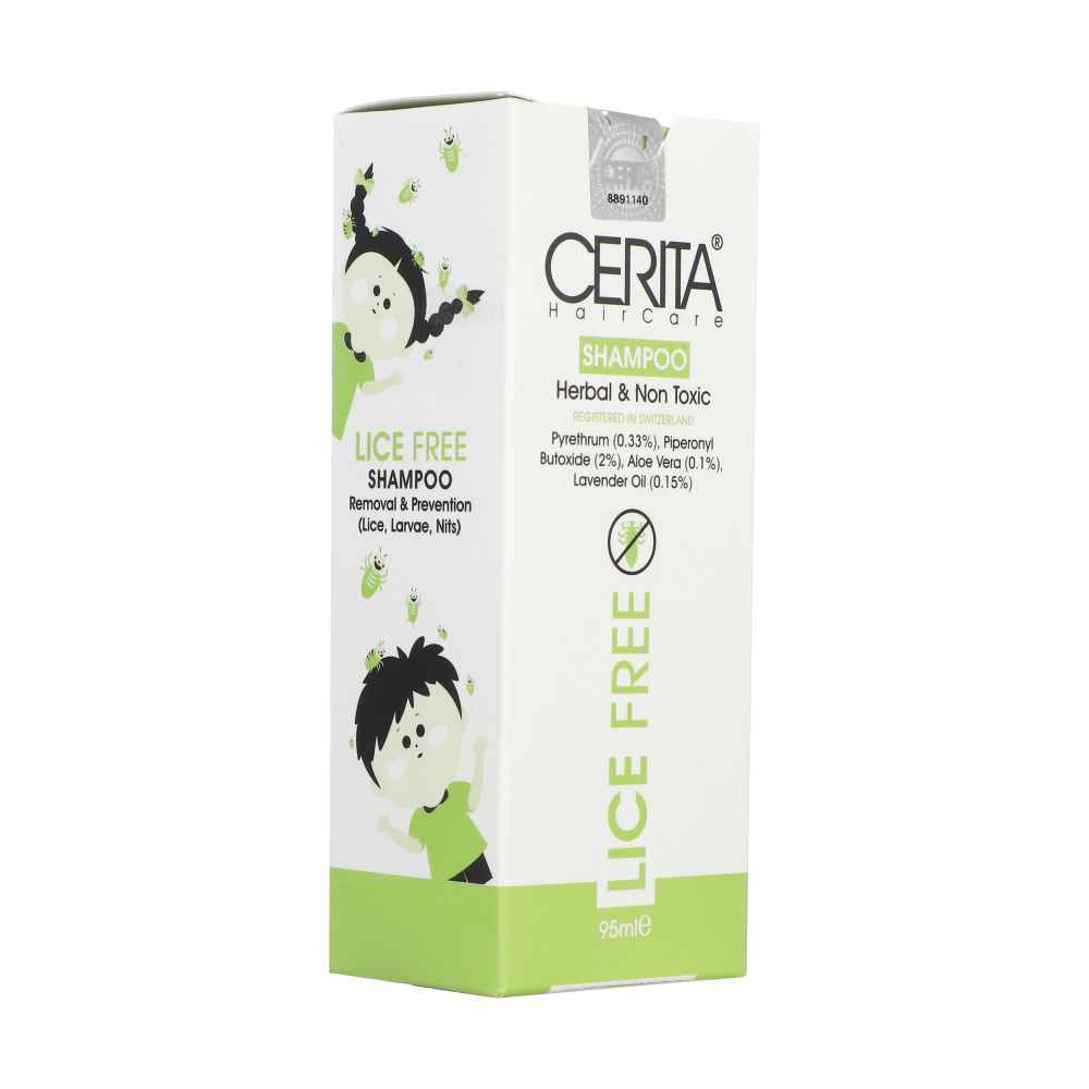 Price and Buy Cerita Lice Free Shampoo – Herbal & Non-Toxic, Effective Lice Treatment (Pack of 2) - Image 5