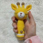 Price and Buy Charming Knitted Giraffe Baby Rattle – Safe, Soft & Cuddly Perfect for Infants - Image 3