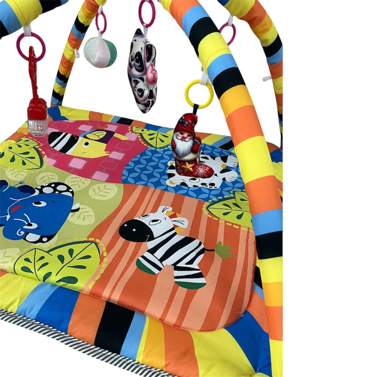 Price and Buy Checkered Animal Theme Baby Play Mat – Soft Micro Fabric with Hanging Toys_6903a4a16cc90.jpeg Price and Buy Checkered Animal Theme Baby Play Mat – Soft Micro Fabric with Hanging Toys - Image 8
