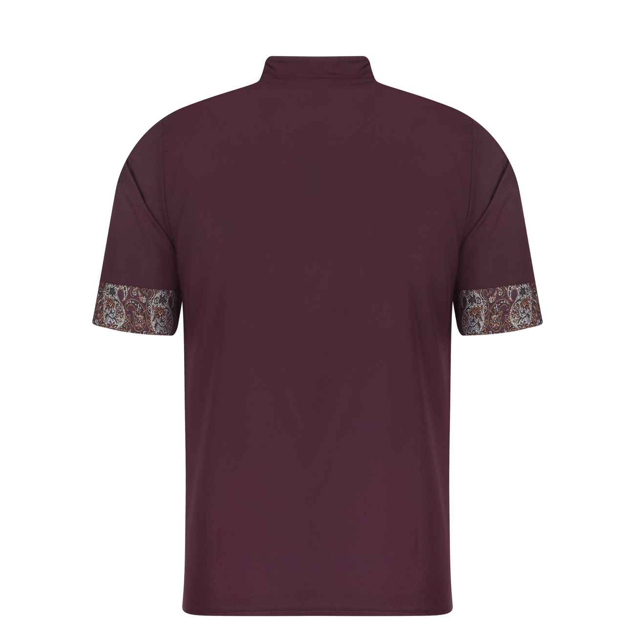 Price and Buy Chef’s Jacket Short Sleeve for Men in Crimson - Image 4