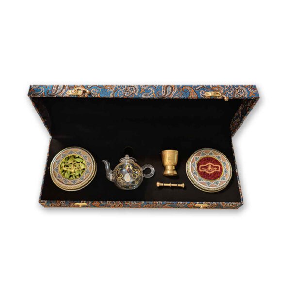 Price and Buy Chenarani Khatam Saffron Gift Box – 3 Grams – with Cardamom, Teapot & Mortar_6901249b53813.jpeg Price and Buy Chenarani Khatam Saffron Gift Box – 3 Grams – with Cardamom, Teapot & Mortar