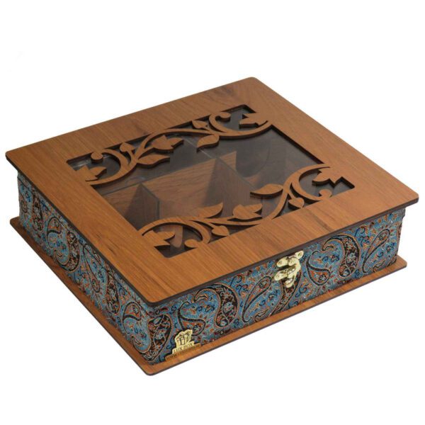 Price and Buy Chest-Style Wooden Tea Bag Box – Termeh Motif LB54_68f482b9307a5.jpeg Price and Buy Chest-Style Wooden Tea Bag Box – Termeh Motif LB54