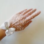Price and Buy Chic Bridal Gloves With Lace, Pearls, And Bows For Weddings - Image 3