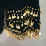 Price and Buy Chiffon Belly Dance Hip Scarf – Perfect for Festival with Silk Thread & Coins - Image 4