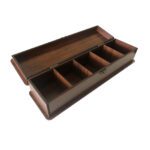Price and Buy Classic Brown Wooden Tea Box – Simple and Functional - Image 3