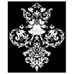 Price and Buy Classic Charm Stencil – Suitable for Wall & Fabric with Damask Pattern