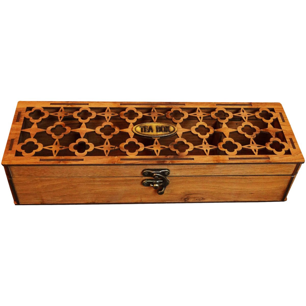 Price and Buy Classic Design Tea Box with 4 Compartments