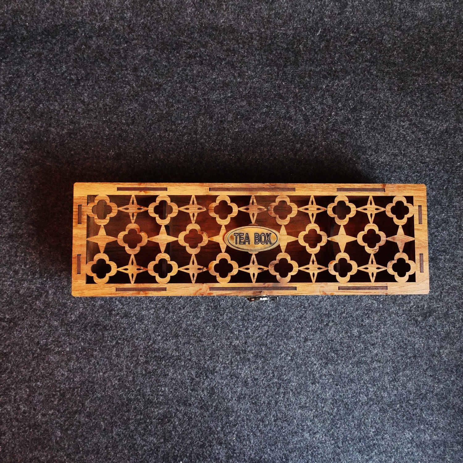 Price and Buy Classic Design Tea Box with 4 Compartments - Image 3