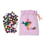 Price and Buy Classic Glass Marbles – Nostalgic Iranian Toy 60 Pcs in a Pack Different Color - Image 4