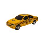 Price and Buy Classic Iranian Taxi Toy – Peugeot Pars Model with Lights in Yellow - Image 6