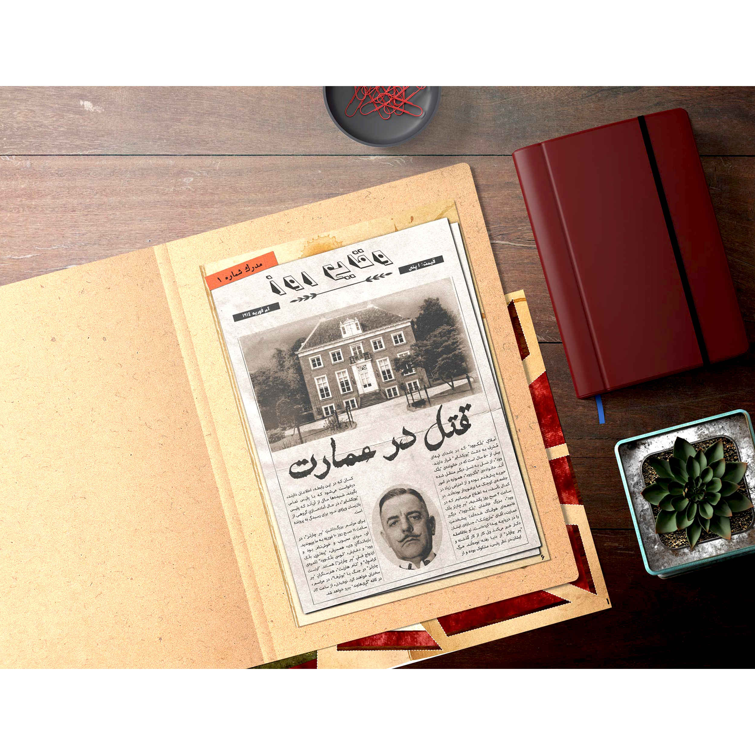 Price and Buy Classic Mystery Board Game Murder in The Mansion Case (Farsi) - Image 3