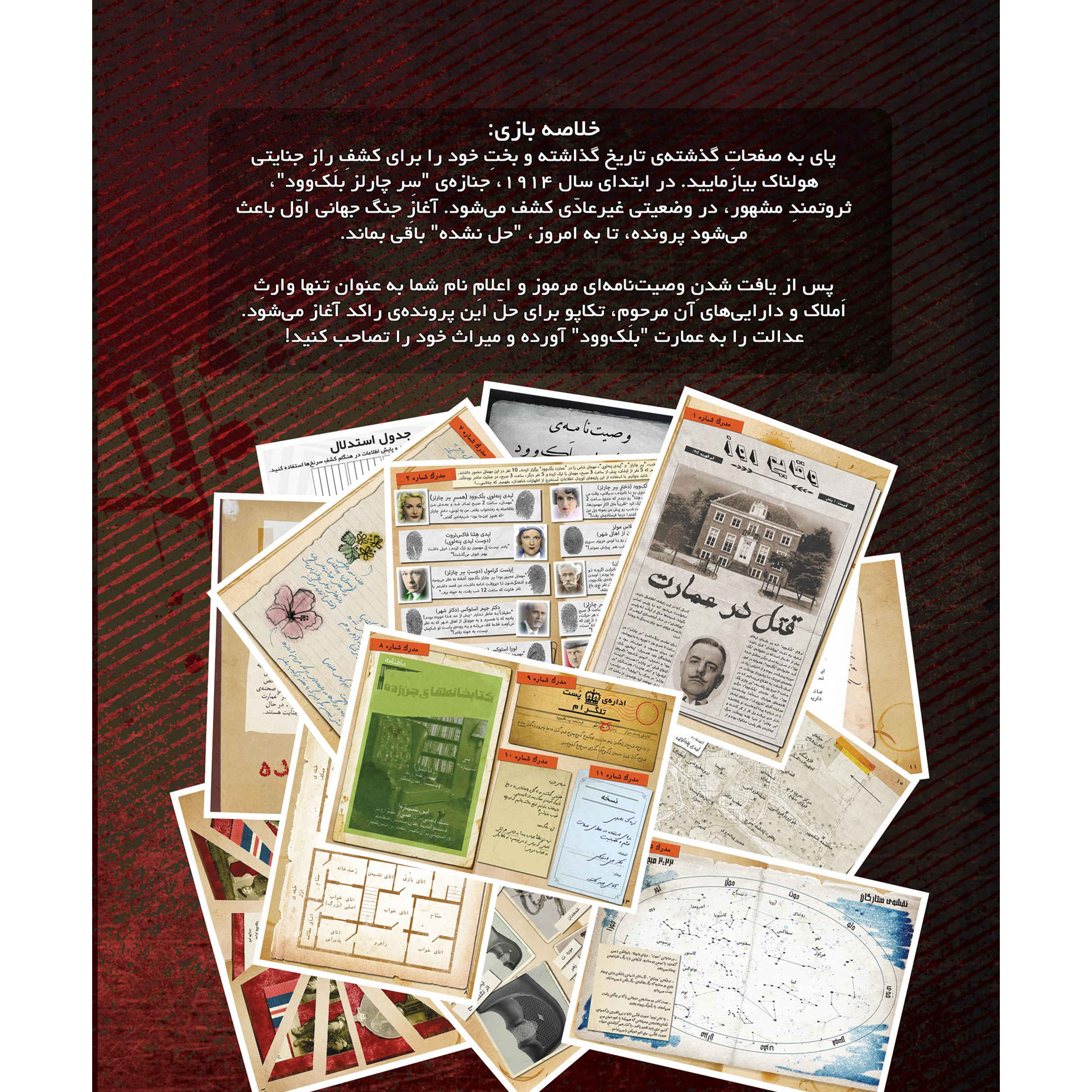 Price and Buy Classic Mystery Board Game Murder in The Mansion Case (Farsi) - Image 5