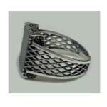 Price and Buy Classic Persian Aqeeq Silver Ring for Men - Image 4