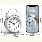 Price and Buy Classic Twin Bell Clock – Best Alarm for Deep Sleepers - Image 4