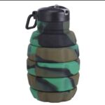 Price and Buy Collapsible Silicone Water Bottle – Grenade Design, 500ml, Two Colors