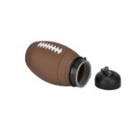 Price and Buy Collapsible Silicone Water Bottle – Rugby Ball Design, 0.55 Liter, Portable & Reusable - Image 3