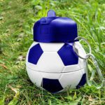 Price and Buy Collapsible Silicone Water Bottle – Soccer Ball Design, 0.55 L Capacity - Image 6