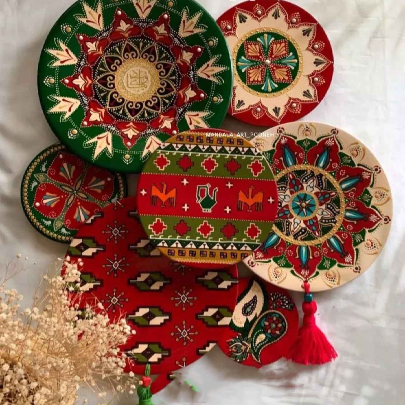 Price and Buy Collectible Persian-Style Pottery Wall Plates – For Art Lovers & Decorators (7 Pcs)_6902d2a2a841b.jpeg Price and Buy Collectible Persian-Style Pottery Wall Plates – For Art Lovers & Decorators (7 Pcs) - Image 1