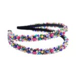 Price and Buy Colorful Double Beaded Hairband – Bold & Beautiful