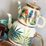Price and Buy Colorful Enamel Kettle and Teapot Combo – Suitable for Daily Use or Decor - Image 7