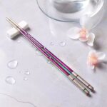 Price and Buy Colorful Stainless Steel Chopsticks, Rust and Scratch Resistant (1 Set)