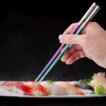 Price and Buy Colorful Stainless Steel Chopsticks, Rust and Scratch Resistant (1 Set) - Image 3
