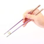 Price and Buy Colorful Stainless Steel Chopsticks, Rust and Scratch Resistant (1 Set) - Image 5