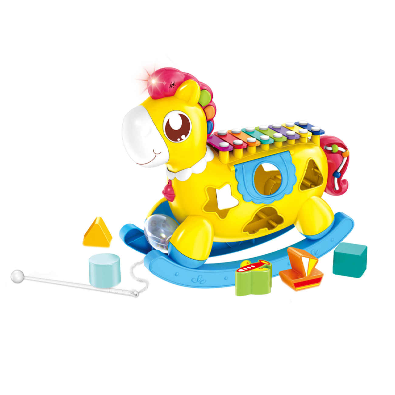 Price and Buy Colorful Xylophone for Kids with Unicorn Design – Learn Music & Play - Image 1