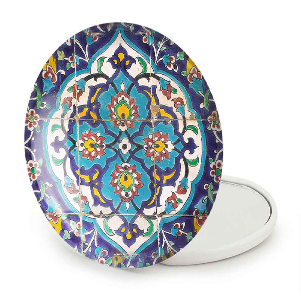 Price and Buy Compact Pocket Mirror with Persian Inspired Newsha Design - Image 5