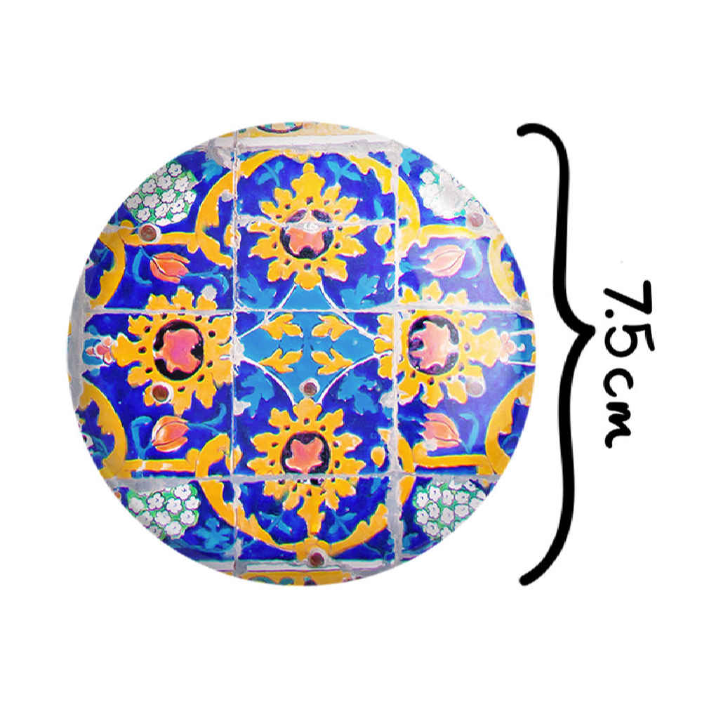 Price and Buy Compact Pocket Mirror with Persian Inspired Shina Design - Image 4