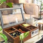 Price and Buy Compact Tea Storage Box with Classic Wood Detailing - Image 5