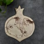 Price and Buy Concrete Tray Pomegranate Design – Elegant Handcrafted Decorative Piece for Home or Office - Image 5