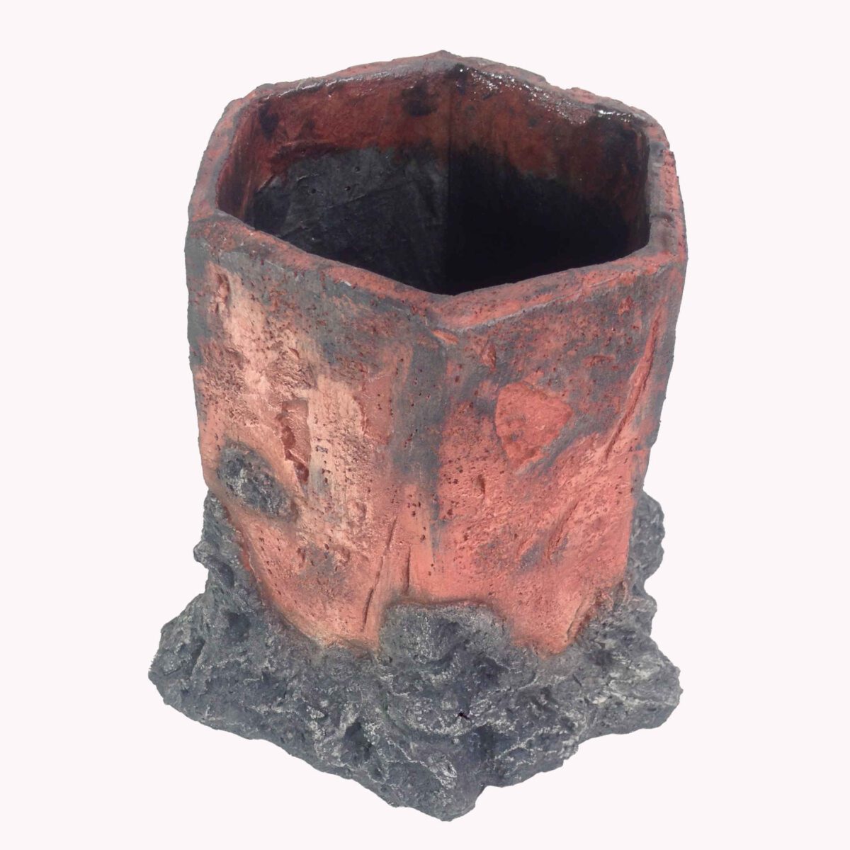 Price and Buy Concrete Vase Handcrafted with Tree Trunk Design for Modern Home - Image 4