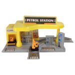 Price and Buy Construction Vehicle Parking Playset – Building Site Toy Kit with Plastic Construction Trucks