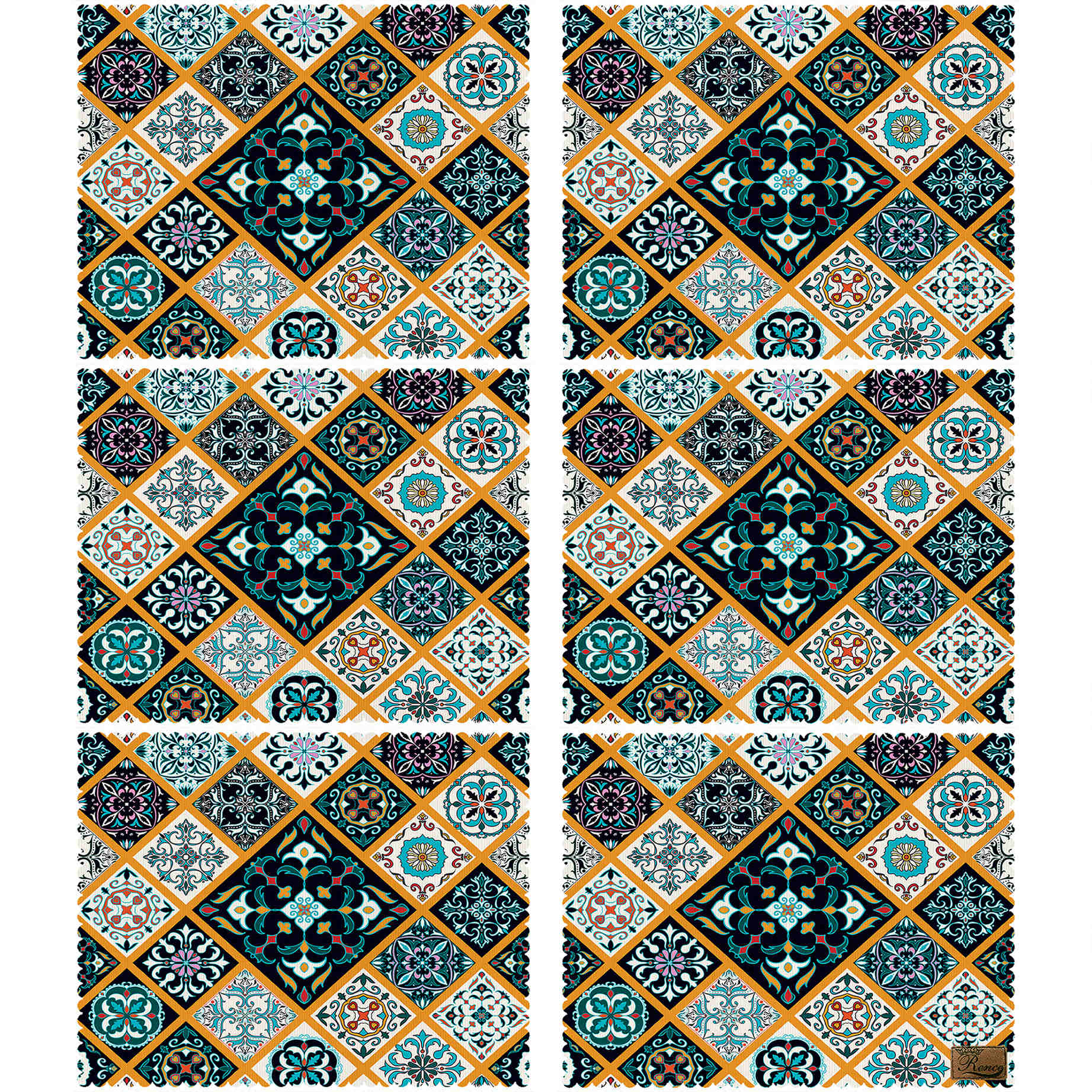 Price and Buy Contemporary Geometric Floral Design Placemat – Aesthetic & Practical (Set of 6)_69020756e11c2.jpeg Price and Buy Contemporary Geometric Floral Design Placemat – Aesthetic & Practical (Set of 6) - Image 1