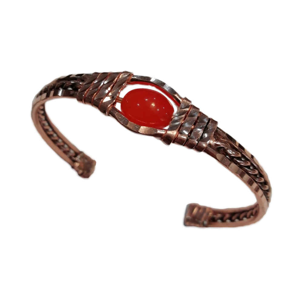 Price and Buy Copper Bracelet – Affirmation Zivar Design - Image 3