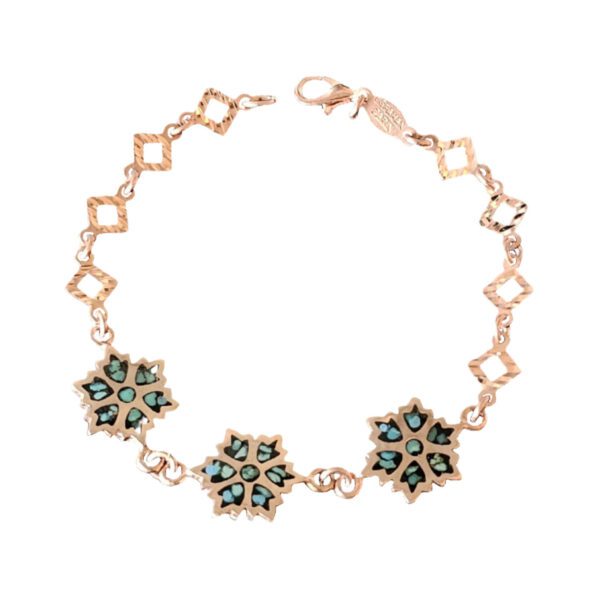 Price and Buy Copper Bracelet – Floral Turquoise Model_690023f83ade8.jpeg Price and Buy Copper Bracelet – Floral Turquoise Model