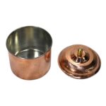 Price and Buy Copper Canister Jar Hammered to Enhance your Kitchen Handcrafted - Image 3