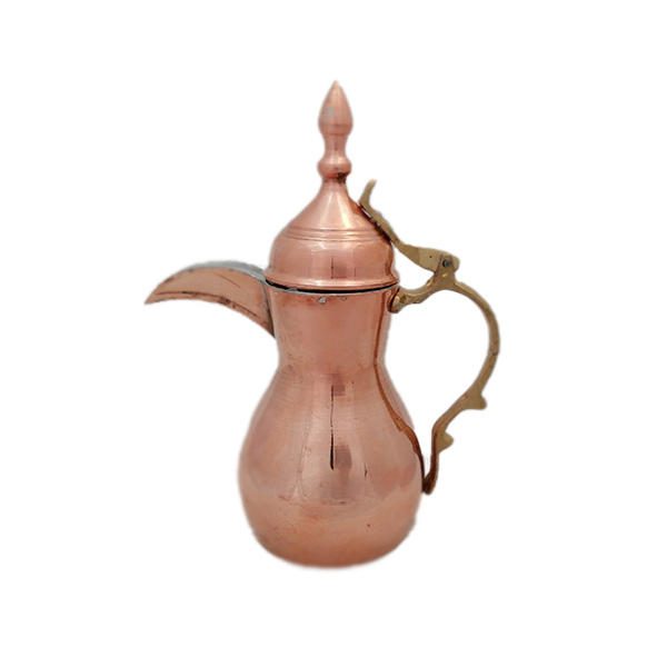 Price and Buy Copper Dallah Coffee Pot for Brewing Qahwa & Arabic Coffee – Sahra - Image 3
