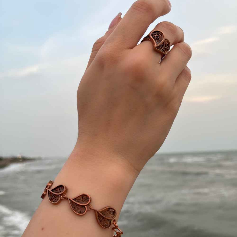 Price and Buy Copper Jewelry Set Model Heart - Image 4